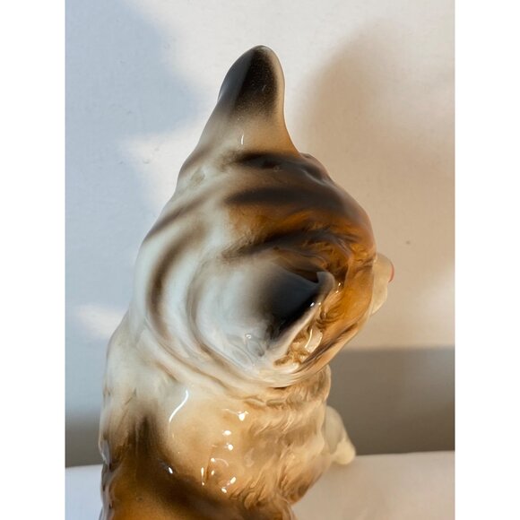 VTG Andrea by Sadek  Tabby Cat Blue Eye Ceramic Figure Tilden Thurber 2611 Japan - Picture 11 of 14